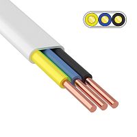 Провод ПБВВ/ПУСП 3x2,5 мм кв 100 м ГОСТ 26445-85, ТУ 3551-021-38229892-2017 | код 01-8355-2 | REXANT