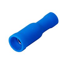 Разъем штекерный изолированный гнездо 4 мм 1.5-2.5 мм кв (РШи-м 2.5-4/РШИм 2-5-4 ) синий REXANT | код 08-0221 | REXANT