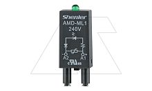 Модуль AMD-M/240V, варистор, 240VAC/DC, черный, для SRU, SKF14, SKC, SKB, STB, SRC*-E, GZT, GZM, GZS, GZMB, ES32 | код AMD-M/240V | Shenler