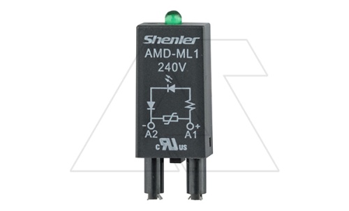Модуль AMD-M/240V, варистор, 240VAC/DC, черный, для SRU, SKF14, SKC, SKB, STB, SRC*-E, GZT, GZM, GZS, GZMB, ES32 | код AMD-M/240V | Shenler Модуль AMD-M/240V, варистор, 240VAC/DC, черный, для SRU, SKF14, SKC, SKB, STB, SRC*-E, GZT, GZM, GZS, GZMB, ES32 | код AMD-M/240V | Shenler