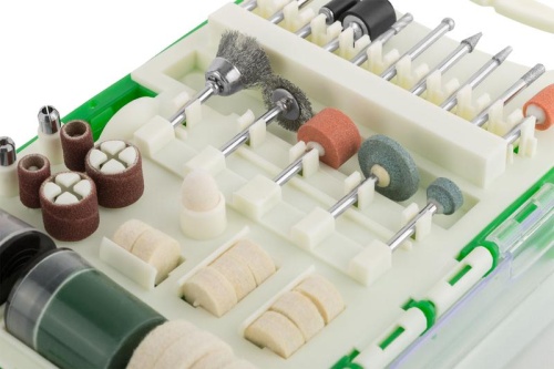 Набор насадок для гравировальной машины в чемоданчике 71 шт | код 36498 | FIT фото 5