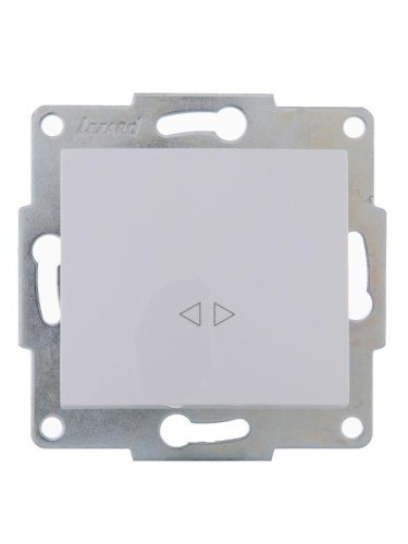 Механизм выключателя промежуточного 1-кл. 2п СП Karina 10А IP20 бел. LEZARD 707-0288-107 Механизм выключателя промежуточного 1-кл. 2п СП Karina 10А IP20 бел. LEZARD 707-0288-107