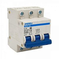 Автоматический выключатель DZ47-63/3P 50A 4.5kA х-ка C (ANDELI) | код ADL01-097 | ANDELI