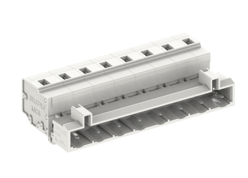 475912/030 Вилка каб. MCS с монтаж.ножками, шаг 7.5мм2, 12 конт., бел., шт | код 475912/030 | SUPU
