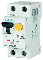 Дифференциальный автоматический выключатель 6/0,03А, кривая отключения С, 1+N полюсов, откл. способность 6 кА, PFL6-6/1N/C/003 | код 286464 | EATON