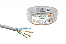 Кабель витая пара народный U/UTP Cat 5e 4х2х24AWG CCA (25м) PVC. серый ТРТС | код SQ0107-0113 | РЭМЗ ТМ