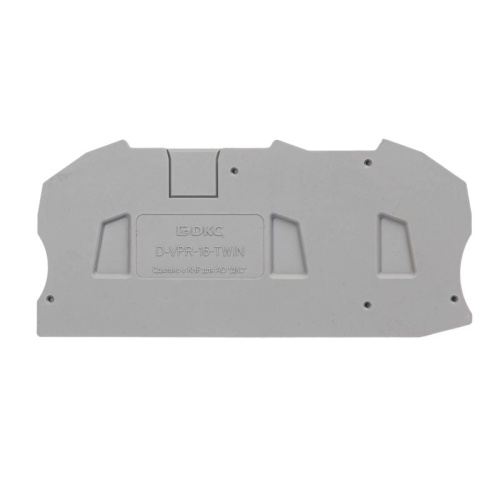 Изолятор торцевой для клеммы VPR-16-TWIN | код D-VPR-16-TWIN | DKC Изолятор торцевой для клеммы VPR-16-TWIN | код D-VPR-16-TWIN | DKC
