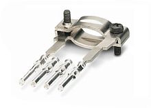 Зажим для подключения экрана HC-D 4-BU-2BUS | код 1886139 | PHOENIX CONTACT