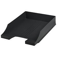 Лоток горизонтальный для бумаг BRAUBERG-CONTRACT, А4 (340х254х66,5 мм), черный, 230879 | код 230879 | BRAUBERG