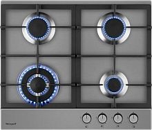 Газовая варочная поверхность Weissgauff HGG 641 XV нержавеющая сталь | код 2045709 | WEISSGAUFF