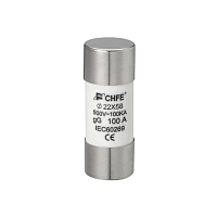 Вставка плавкая цилиндр., 50A, 500VAC, 120kA, 22х58mm, тип gG | код C22-50GG | CHFE