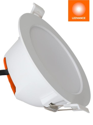 Светильник светодиодный Downlight DL 830 18Вт 3000К IP20 1260лм ДВО даунлайт кругл. встраиваем. бел. OSRAM 4607194235421 фото 10