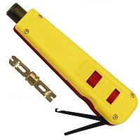 Инструмент для заделки витой пары (в комплекте нож HT-13TB), Hyperline HT-3133TB | код 53467 | Hyperline