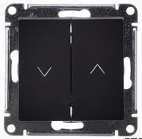 ATLASDESIGN 1-клавишный ВЫКЛЮЧАТЕЛЬ 2-полюсный, 10А, мех., БАЗАЛЬТ | код ATN001419 | Systeme Electric