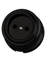 Розетка 2П 10А 250В черная «Виви» TDM | код SQ1820-1211 | TDM