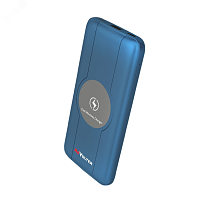 Устройство зарядное портативное Revolter Power Bank QI 10 000 | код ReVolter 10000Qi (Blue) | Delta MOTO