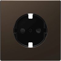 MERTEN D-Life ЦЕНТРАЛЬНАЯ НАКЛАДКА д/механизма розетки, МОККО | код MTN2330-6052 | Systeme Electric