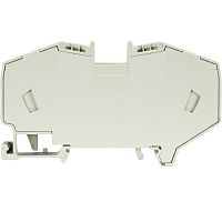 Проходная клемма, тип фиксации провода: пружинный, номинальное сечение: 16 мм кв., 76A, 800V, ширина: 12 мм, цвет: серый, тип монтажа: DIN 35 | код 56.716.0053.0 | Wieland