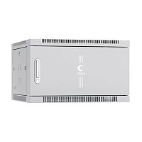 Cabeus SH-05F-6U60/60m Шкаф телекоммуникационный настенный 19 6U 600x600x368mm (ШхГхВ) дверь металл, цвет серый (RAL 7035) | код 7104c | Cabeus