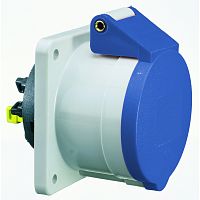 Розетка встраиваемая 32A, 3р(2P+PE), 6h, 400V, IP44, QС 75х75 Bals 13703 | код 13703 | Bals