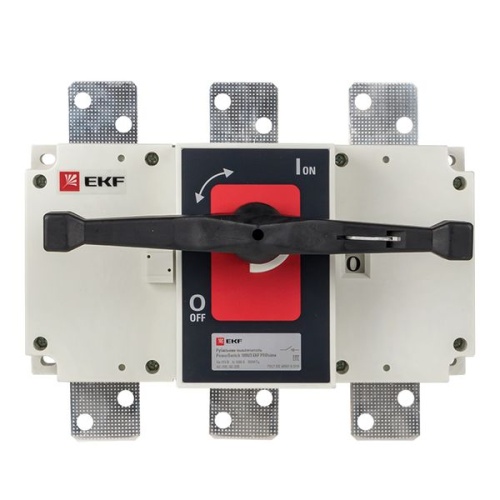Рубильник-выключатель 1000A 3P c рукояткой управления для прямой установки PowerSwitch PROxima | код psds-1000-3 | EKF фото 3