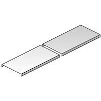 Крышка универсальная, 400 x 10 мм, L 2000 мм, толщина - 1,25 мм, Сендзимир | код D400 | Vergokan