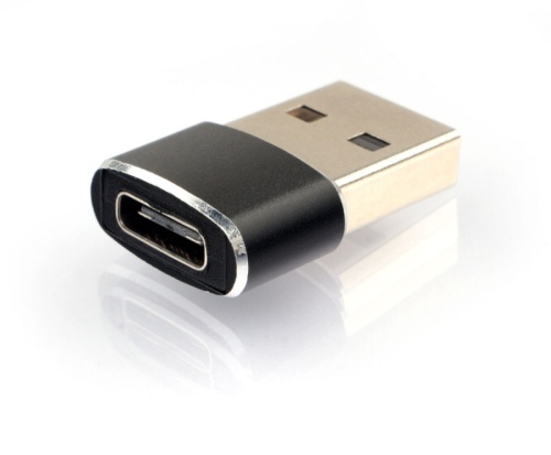 Переходник USB Cablexpert A-USB2-AMCF-02, USB-A(M)/Type-C(F), 2.0, пакет | код A-USB2-AMCF-02 | Cablexpert