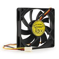 Вентилятор Gembird D8015SM-3, 80x80x15, втулка, 3 pin, провод 30 см | код D8015SM-3 | Gembird
