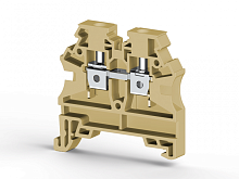 304 219, Клеммник на DIN-рейку 4мм.кв. (бежевый), AVK4 RD (RP) | код 0.0.0.3.04219RP | KLEMSAN