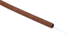 ELASTA Труба гофр. ПВХ d=20мм с зондом дуб (100м) IEK | код ET-TG21-121-020-100-K24 | IEK