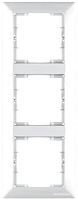 Candela - Рамка 3 поста, к механизмам серии 21, вертикальный монтаж, белый | код 2125-800-2301 | Mutlusan