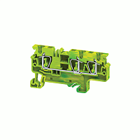 Клемма заземляющая пружинная OptiClip CXG-2,5-TRIPLET-PE-I-(0,2-2,5)-PEN | код 331828 | КЭАЗ