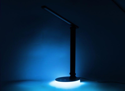 Светильник светодиодный настольный UF-822 C02 7Вт димм. 3 цвет. темп. RGB ночник черн. Ultraflash 15177 фото 6