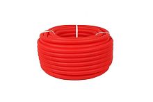 Кожух гофрированный ПНД 32мм красный (под 20 трубу) | код Corpipe20r | РОСТерм