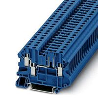 Клемма с размыкателем UT 4-TWIN-TG P/P BU | код 3073047 | PHOENIX CONTACT