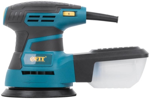 Машина шлифовальная эксцентриковая 350Вт 3000-13000об/мин; 125мм; липучка FIT 80582 фото 4