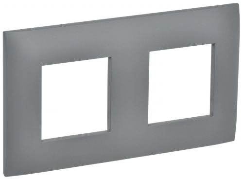 SKANDY Рамка 2-мест. SK-F02Gr сер. IEK | код SK-M22-K03 | IEK