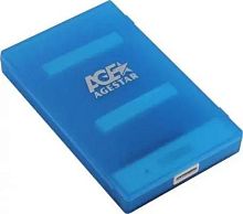 Внешний корпус для HDD/SSD AgeStar 3UBCP1-6G SATA USB3.0 пластик синий 2.5 | код 1054489 | AgeStar