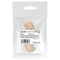 Угол внешний для полукруглого кабель-канала 20х12мм бежевый OC-KK-20-12-B 2шт/комплект | код Б0064931 | ЭРА