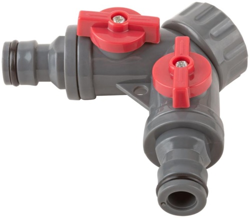 Распределитель 2-х канальный. внутренняя резьба основания 3/4дюйм КУРС 76427 фото 2