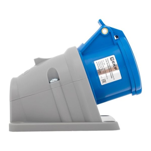 Розетка стационарная наружная 113 2Р+РЕ 16А 220В IP44 PROxima | код ps-113-16-220-PRO | EKF фото 4