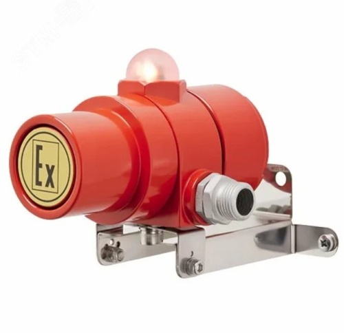 Оповещатель взрывозащищенный свето-звуковой ВС-07е-Ex-ЗИ-З1/К2-24VDC, КВБ12, ЗГ | код ER004000000017-0003 | Эридан