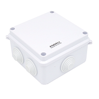 Распаячная коробка с крышкой 100*100*70 8 входов IP65?ANDELI) | код ADL18-601 | ANDELI