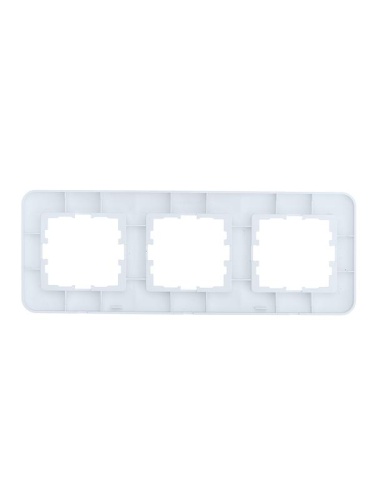 Рамка 3-м ASTI горизонт. бел. LEZARD 7081-0200-148 фото 2