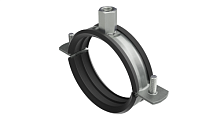 Хомут для средних нагрузок с изоляцией с гайкой М8 для труб d 1/4'' | код BHM21014 | DKC