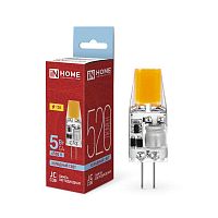 Лампа светодиодная LED-JC-COB 5Вт 12В G4 6500К 520Лм IN HOME | код 4690612060279 | IN HOME