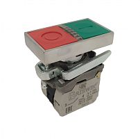 Выключатель Briswik КМЕ 8102м -ЛС 220В зел-красн IP40 УХЛ3 10А 0но+2нз | код aD-GB-0Ai-7623 | Briswik