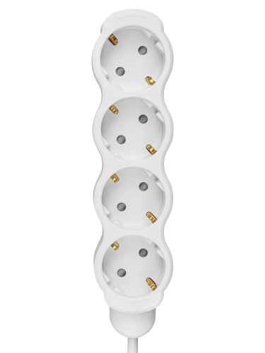 Удлинитель бытовой Люкс 4 гнезда, 5 м, с/з, с з/ш, ПВС 3х1 мм2, 16 А, 250 В, 3500 Вт TDM | код SQ1303-4032 | TDM Удлинитель бытовой Люкс 4 гнезда, 5 м, с/з, с з/ш, ПВС 3х1 мм2, 16 А, 250 В, 3500 Вт TDM | код SQ1303-4032 | TDM