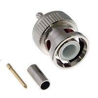 Разъём высокочастотный RUICHI BNC-C174P, обжимной | код 64935 | Ruichi