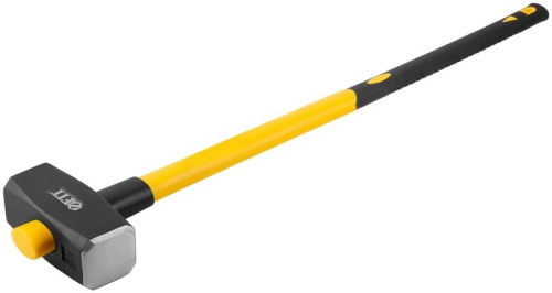 Кувалда кованая, фиброглассовая обратная усиленная ручка 900 мм, 6 кг | код 45246 | FIT фото 2